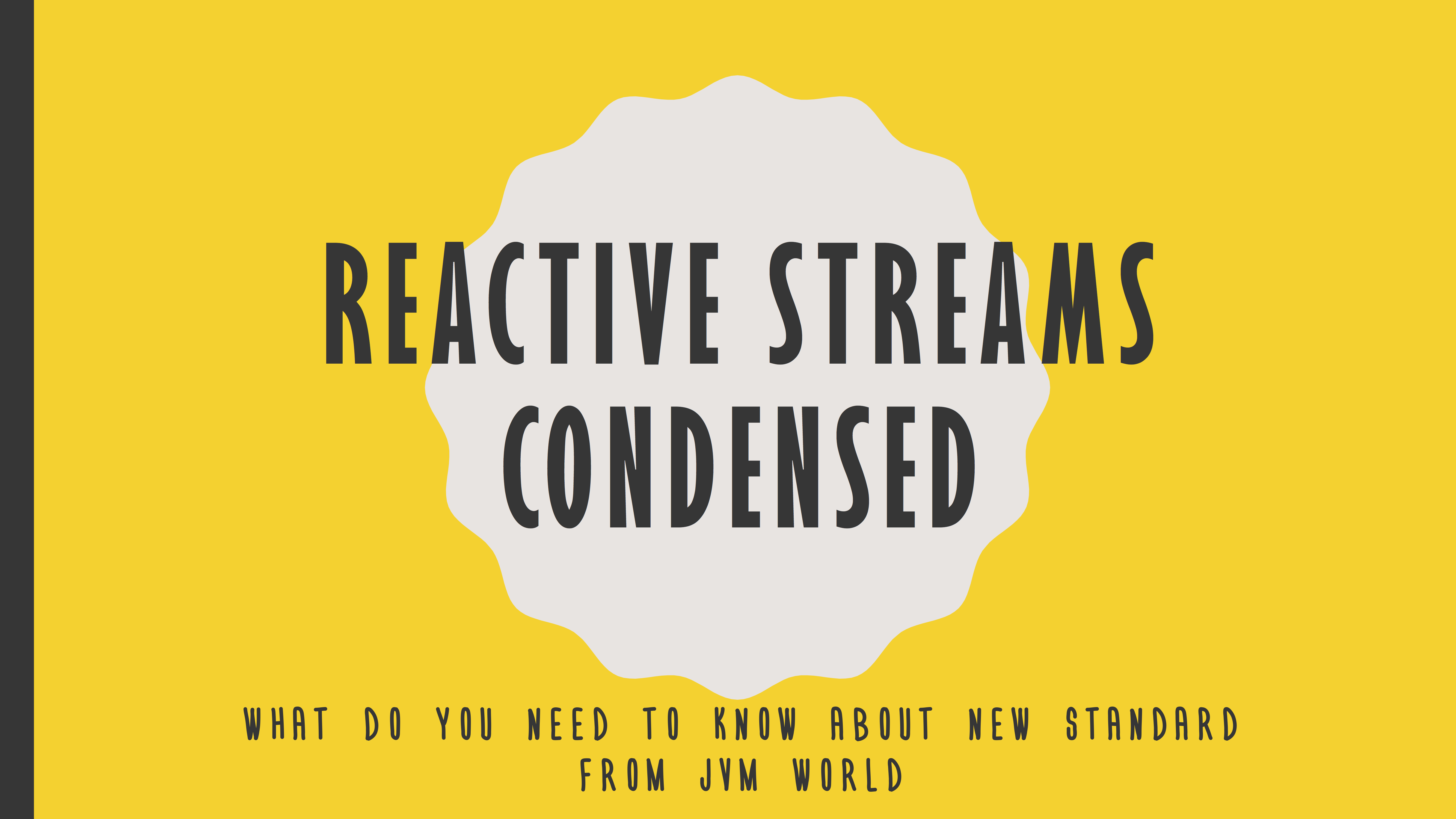 Reactive Streams выпускает первую стабильную версию для JVM